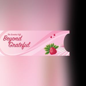 BEYOND Grateful Pink Thank you gift Bookmarks NWT qty 100